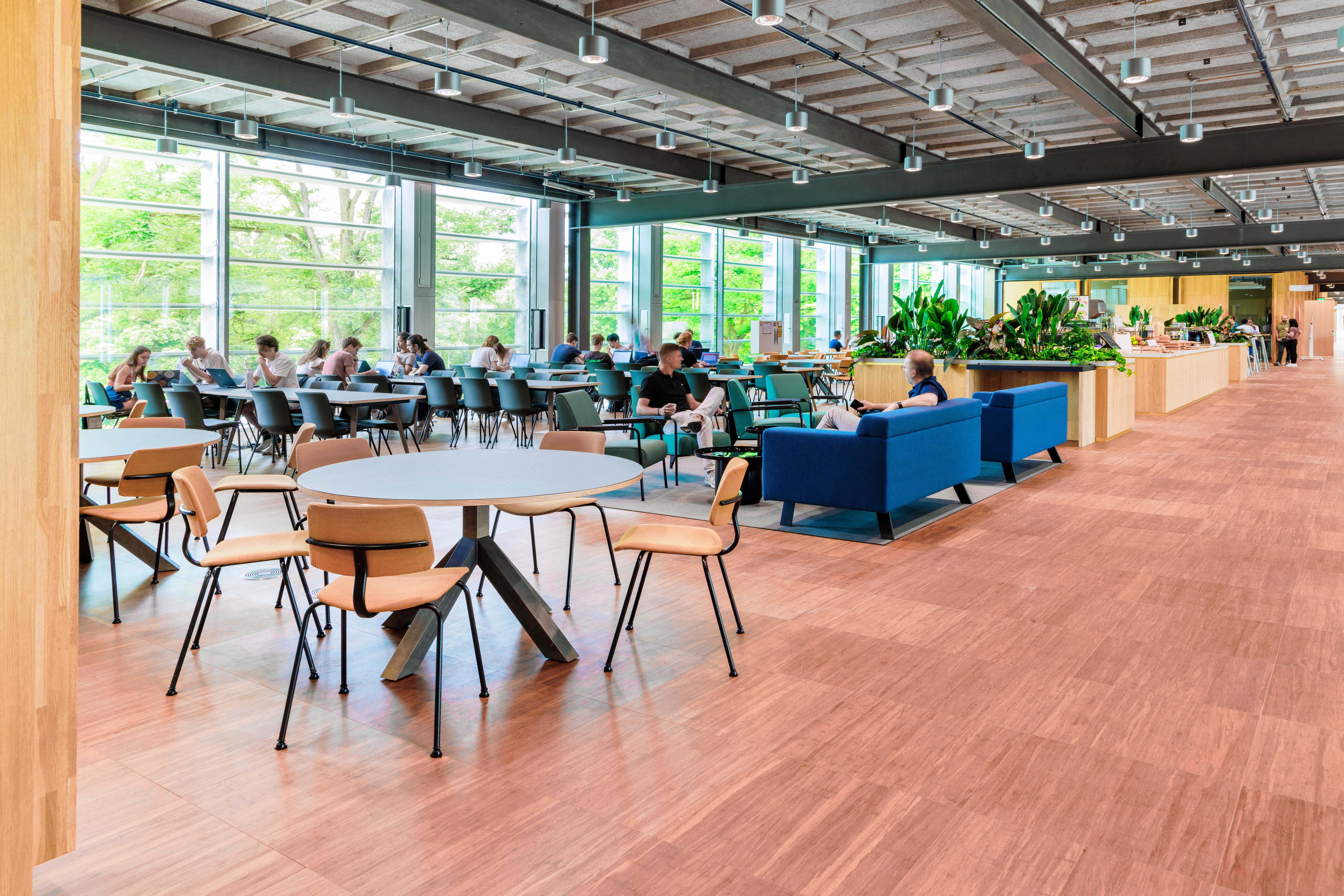 Large Gispen education project interior view of University of Twente ITC building in Enschede 15 A0588