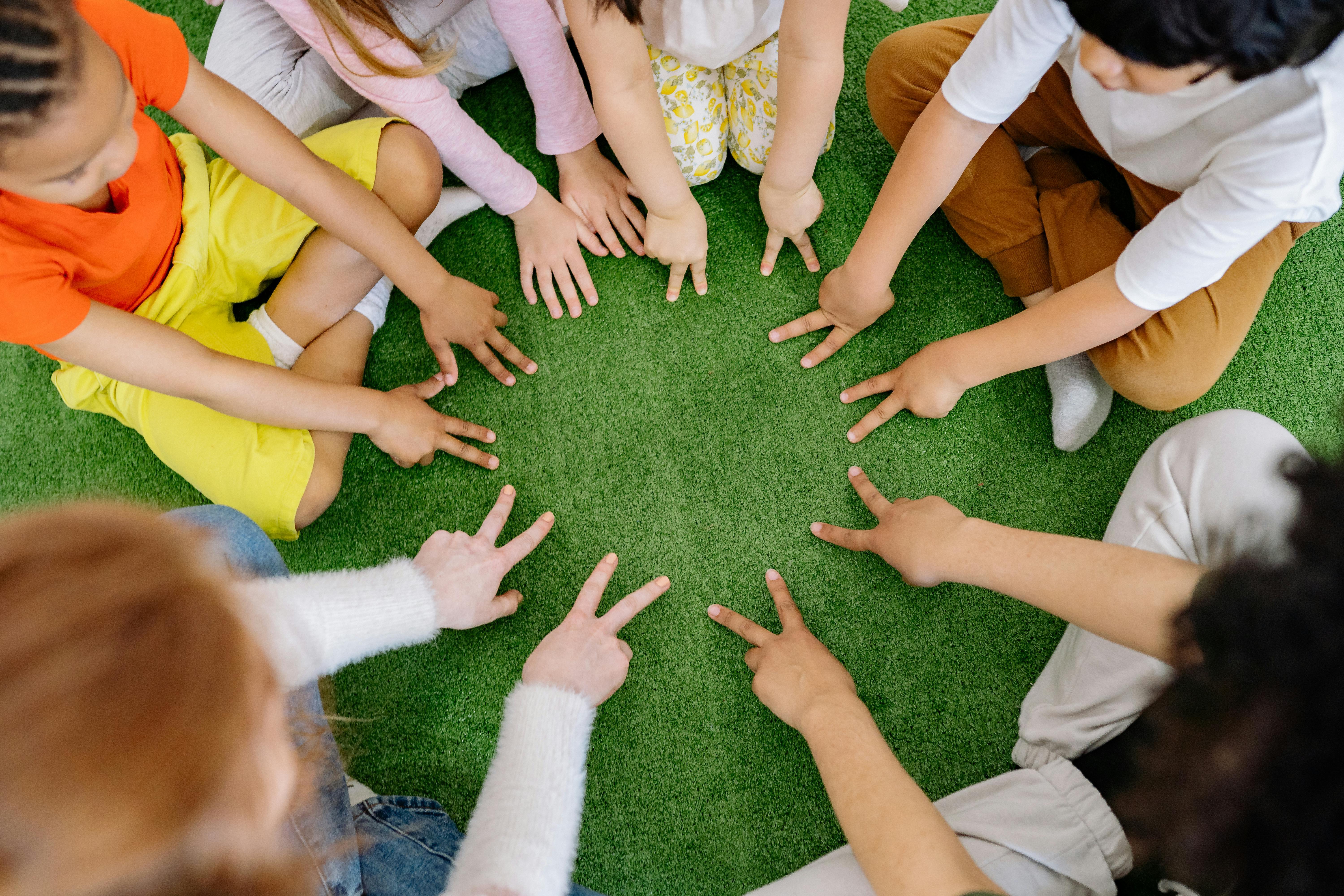 Kinderen handen