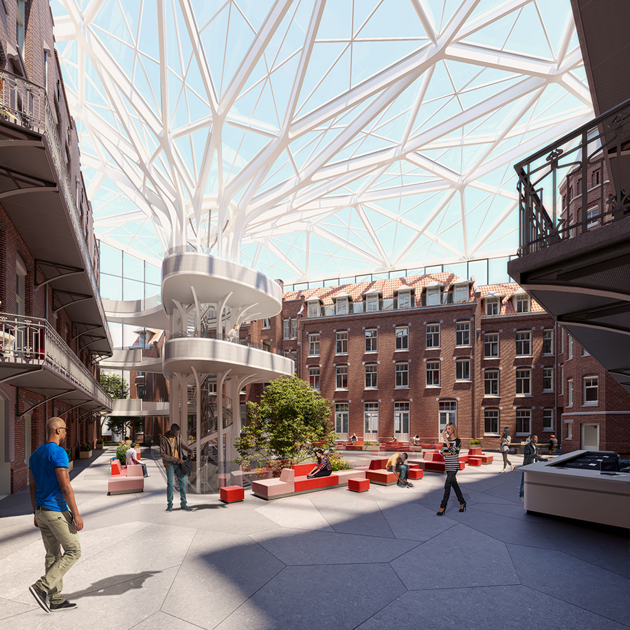 Architect Education Amsterdam University Library Universiteitsbibliotheek MVSA Interior Design 1