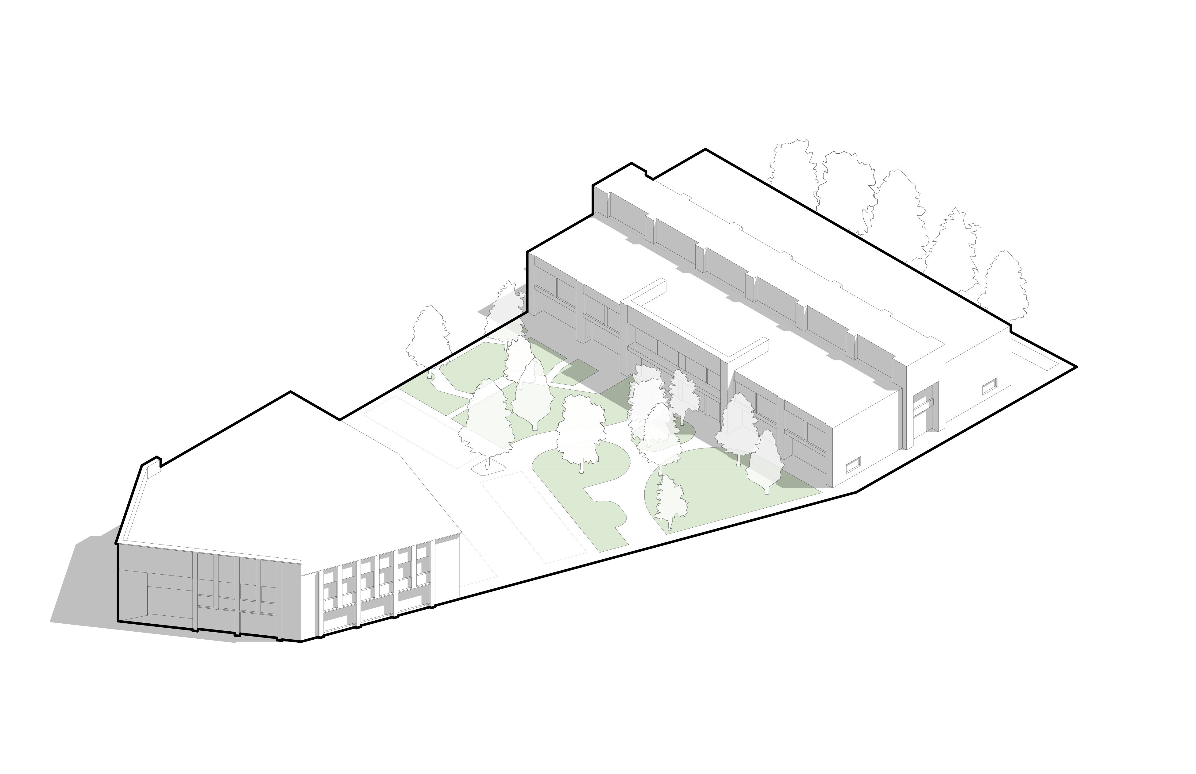 Hof Van Holland De Zwarte Hond schema school rechts Het Waalhuis links a