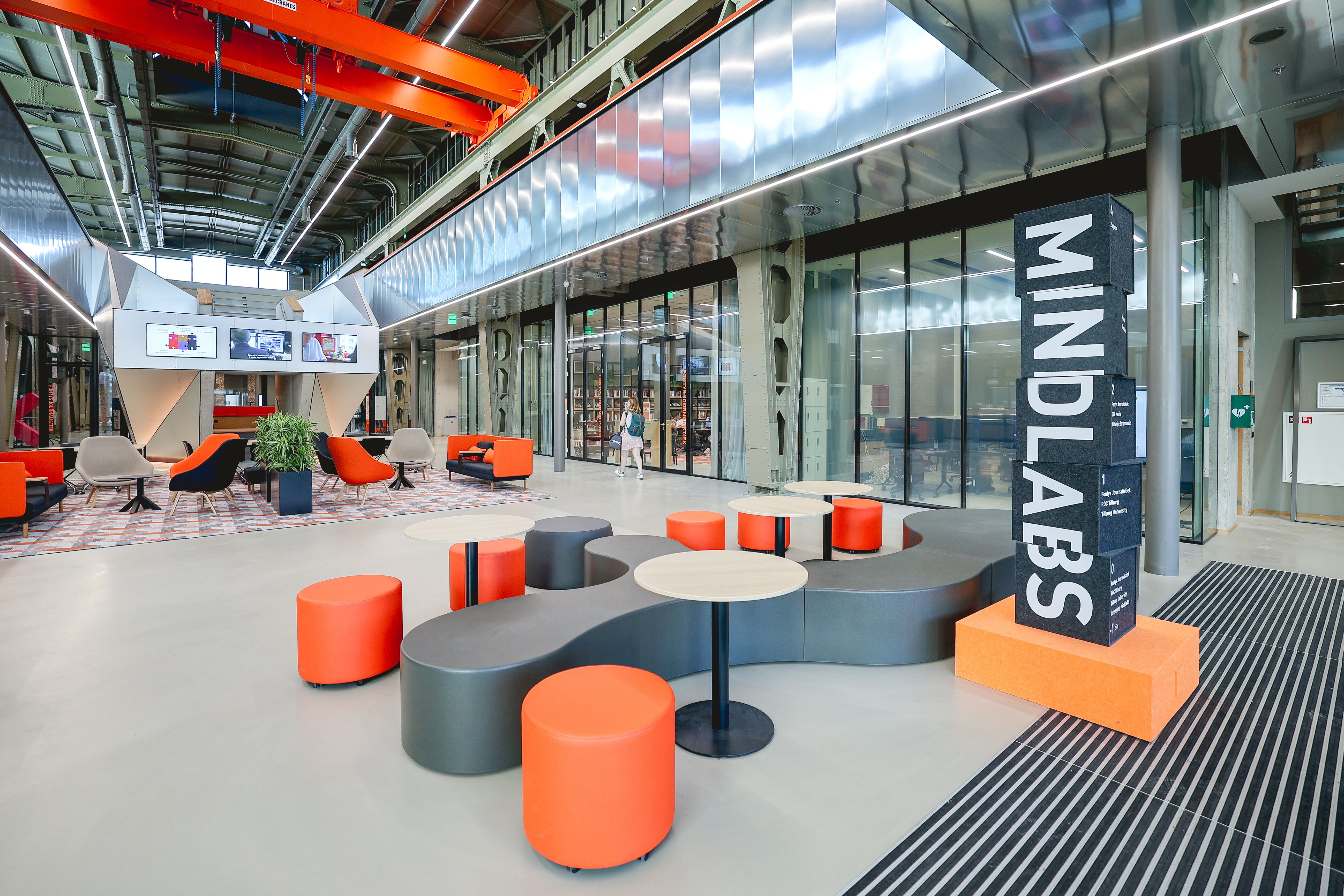 Large Gispen education project interior view of Mind Labs in Tilburg CTH02
