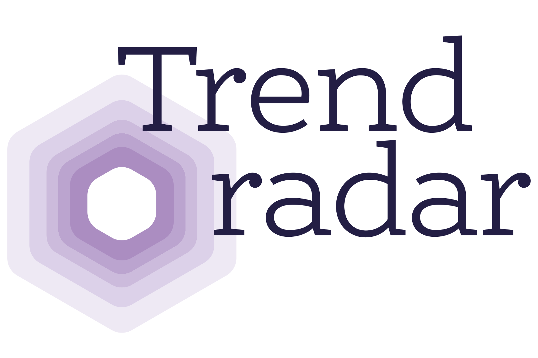 Logo Trendradar paars