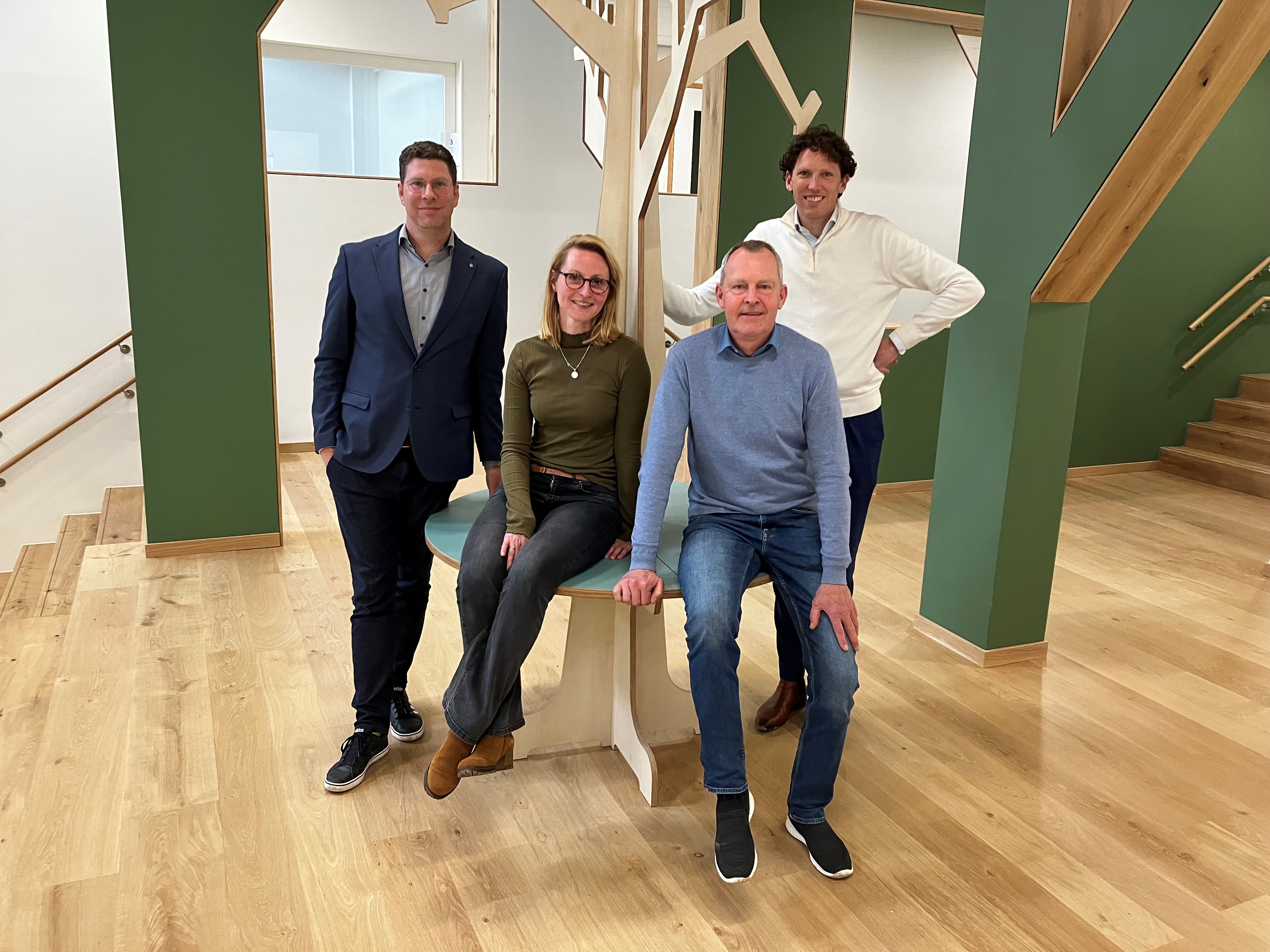 Vlnr Jeffrey Onderwater Leonoor Clemens Klaas Jan van Leeuwen Maarten Groenen